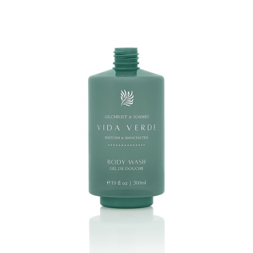 Vida Verde Body Wash, Refillable Premium Pump Dispenser Bottle, Empty, 10oz/300ml